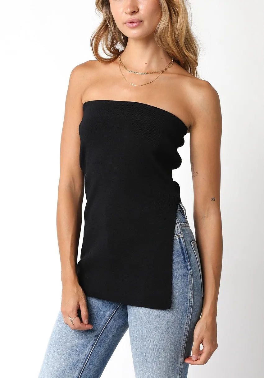 Poppi Side Slit Tube Top