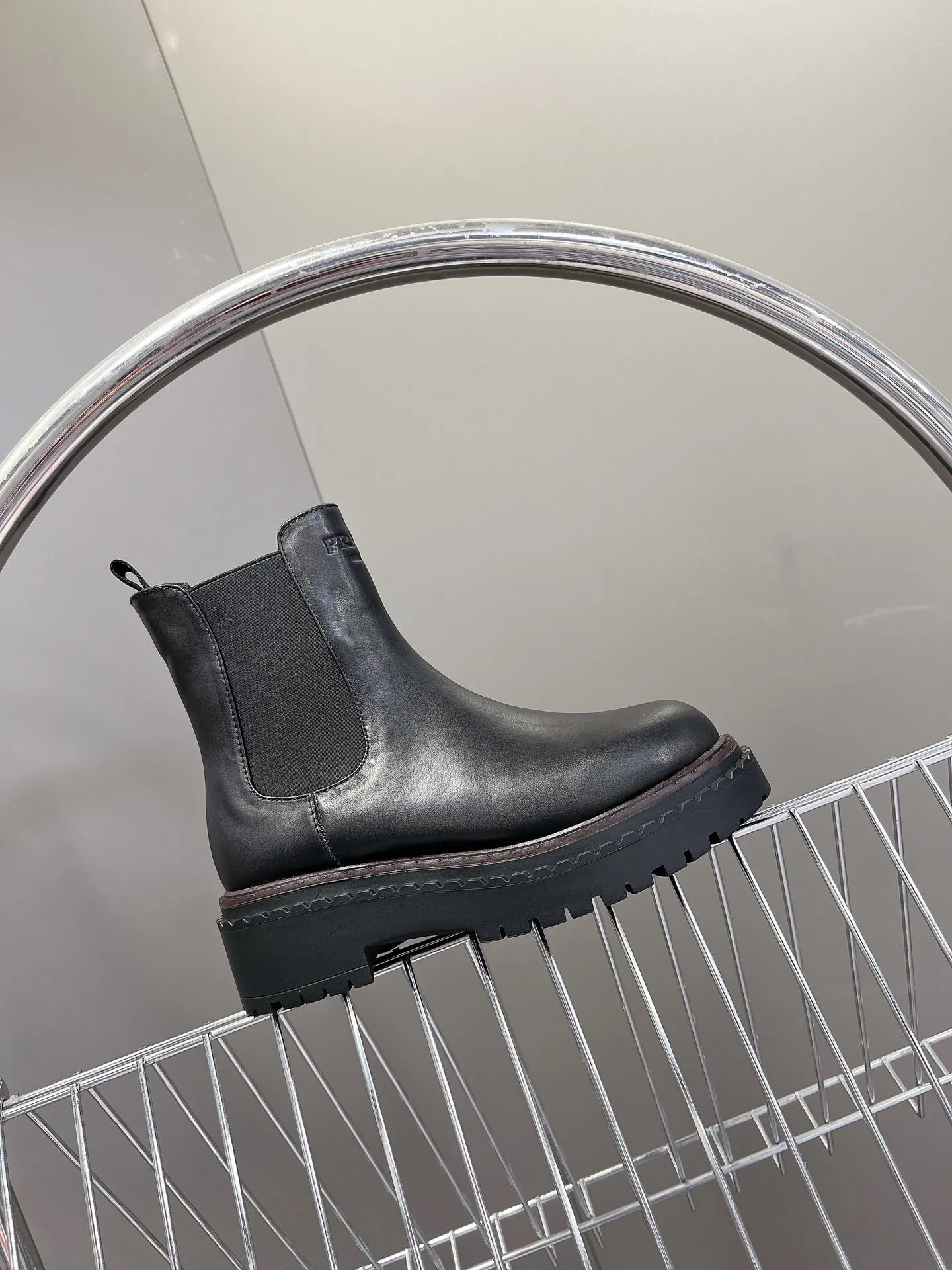 PRA CHELSEA BOOTS BLACK CALFSKIN