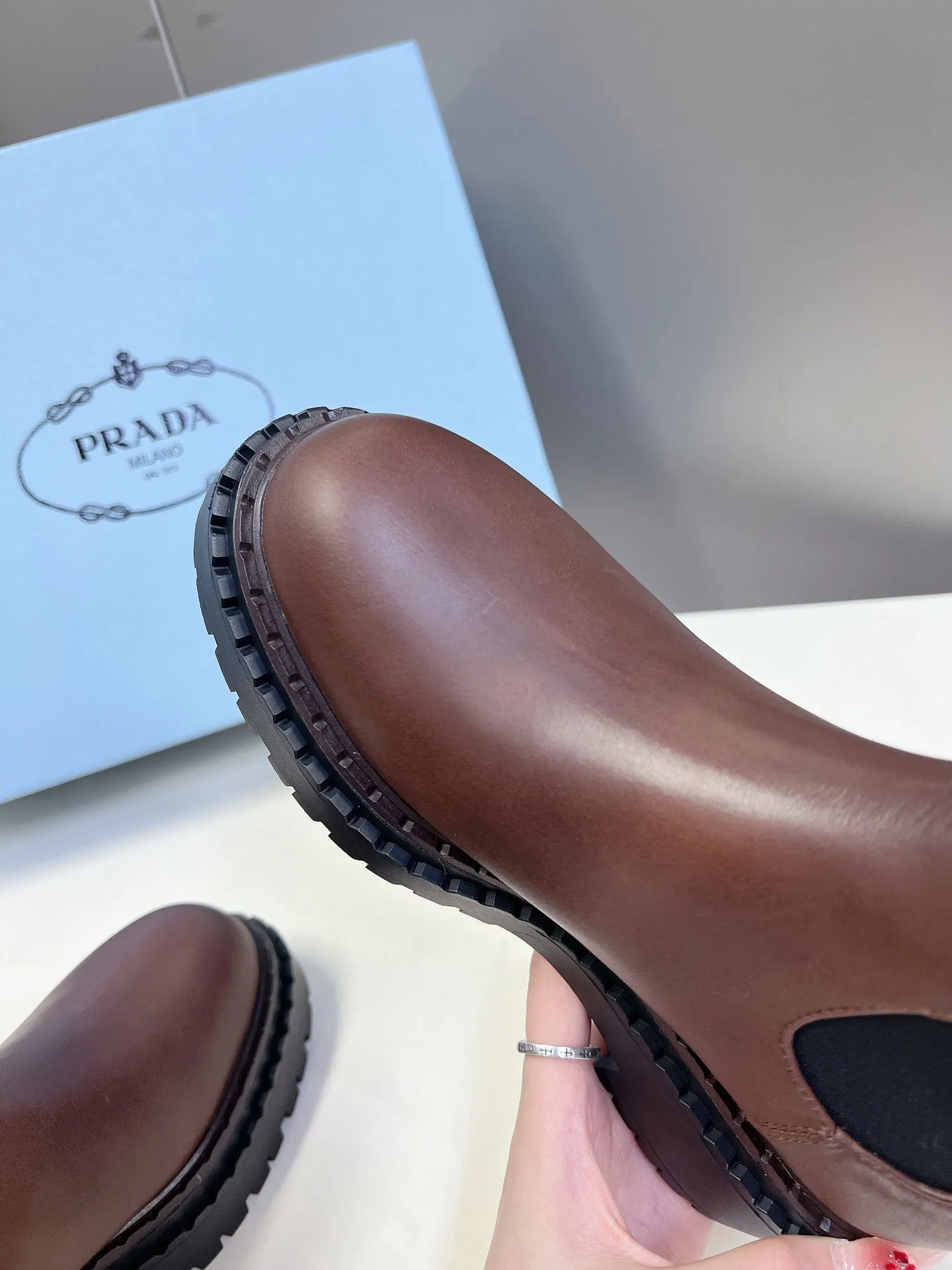 PRA CHELSEA BOOTS CHOCOLATE CALFSKIN