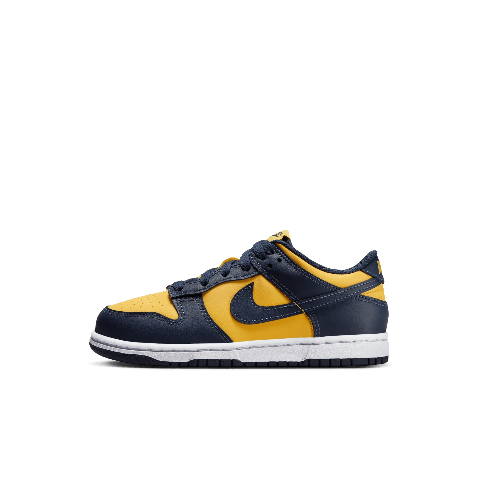 Preschool Nike Dunk Low - Varsity Maize/Midnight Navy/White