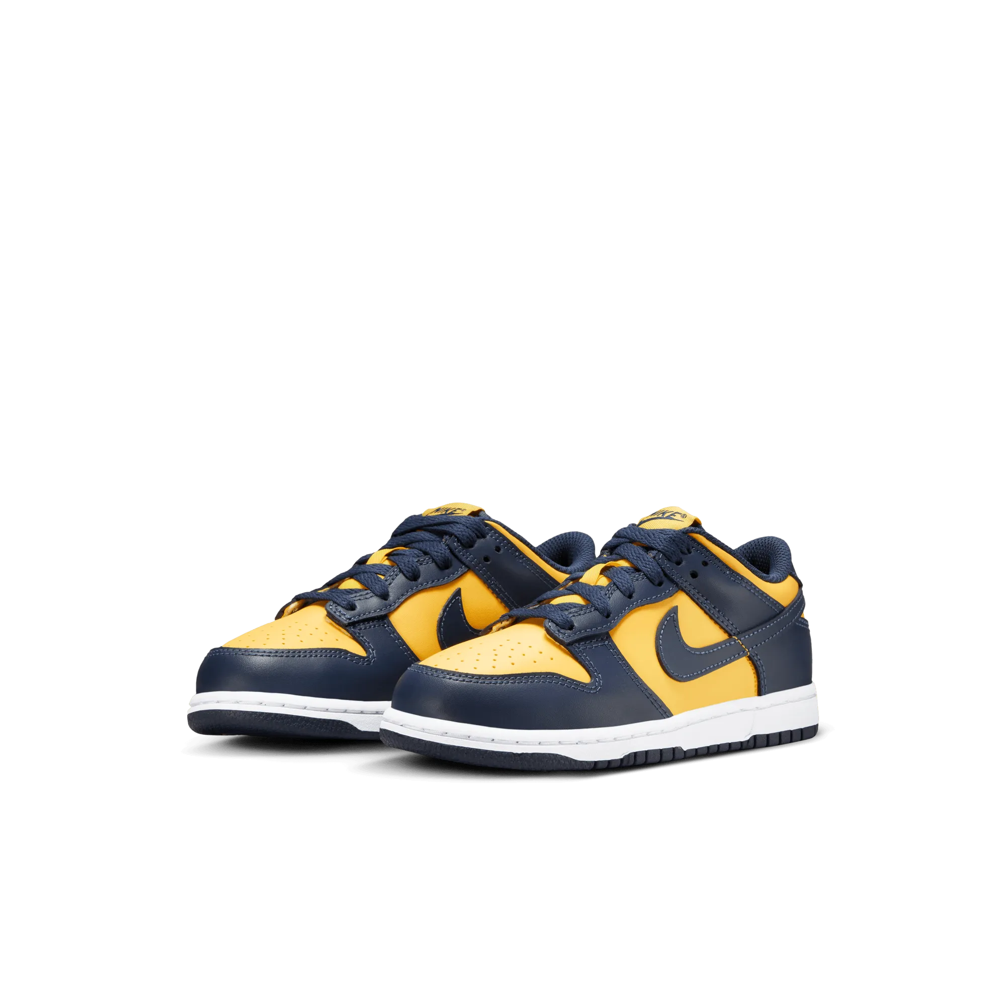 Preschool Nike Dunk Low - Varsity Maize/Midnight Navy/White