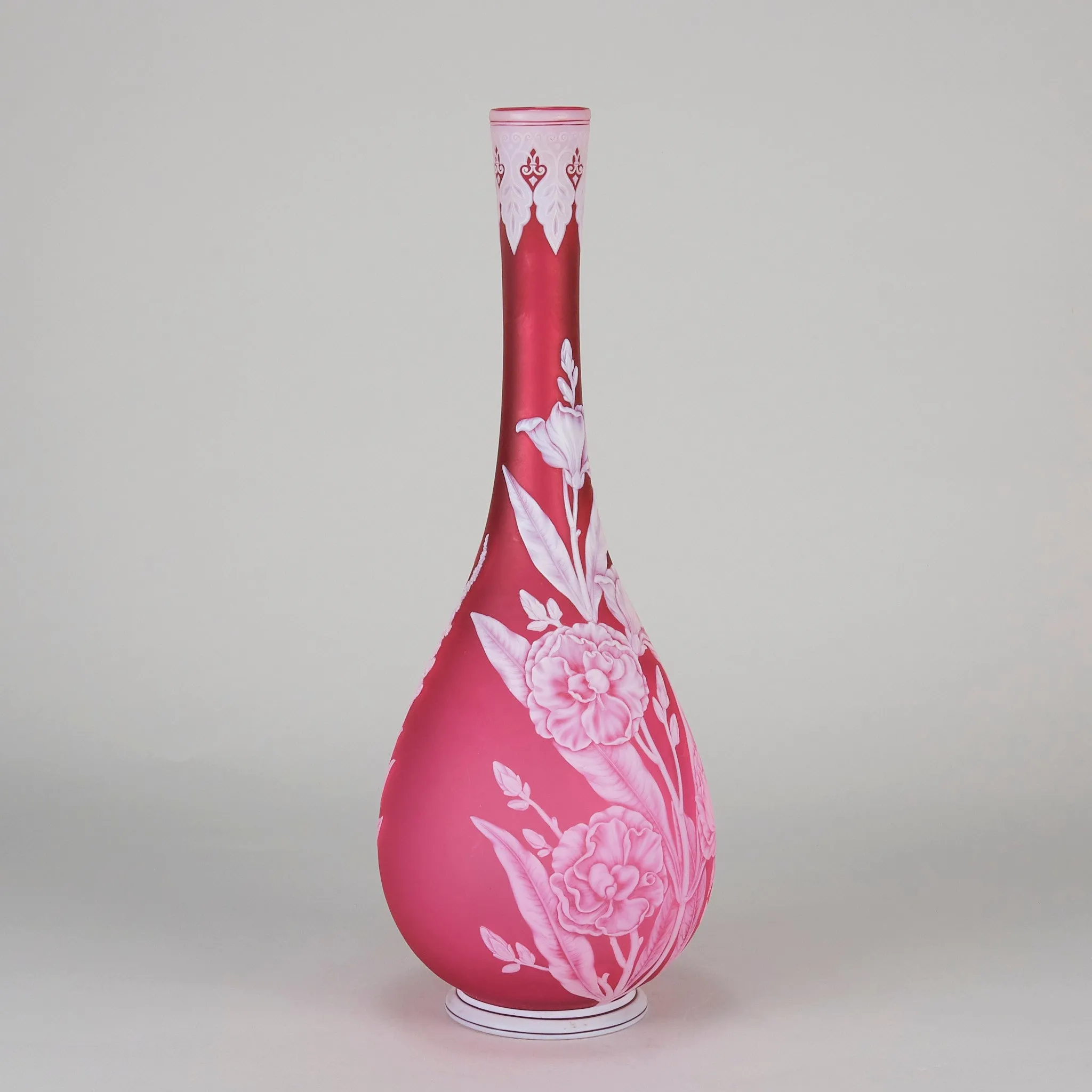 "Oleander Vase" by Thomas Webb