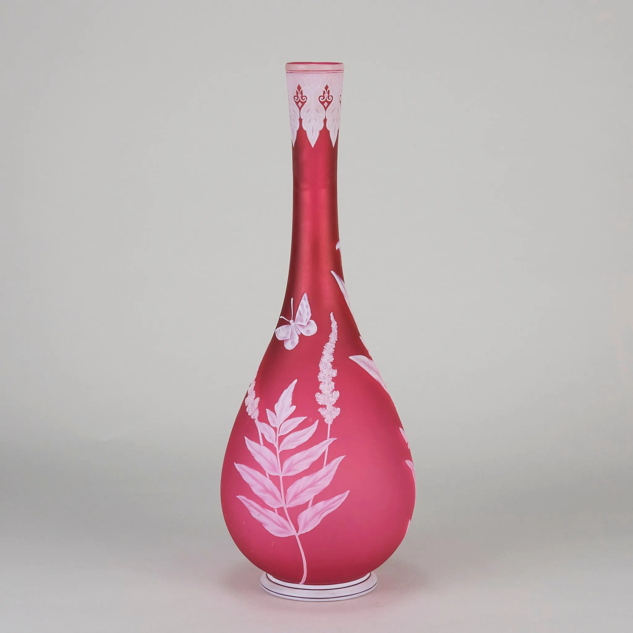 "Oleander Vase" by Thomas Webb