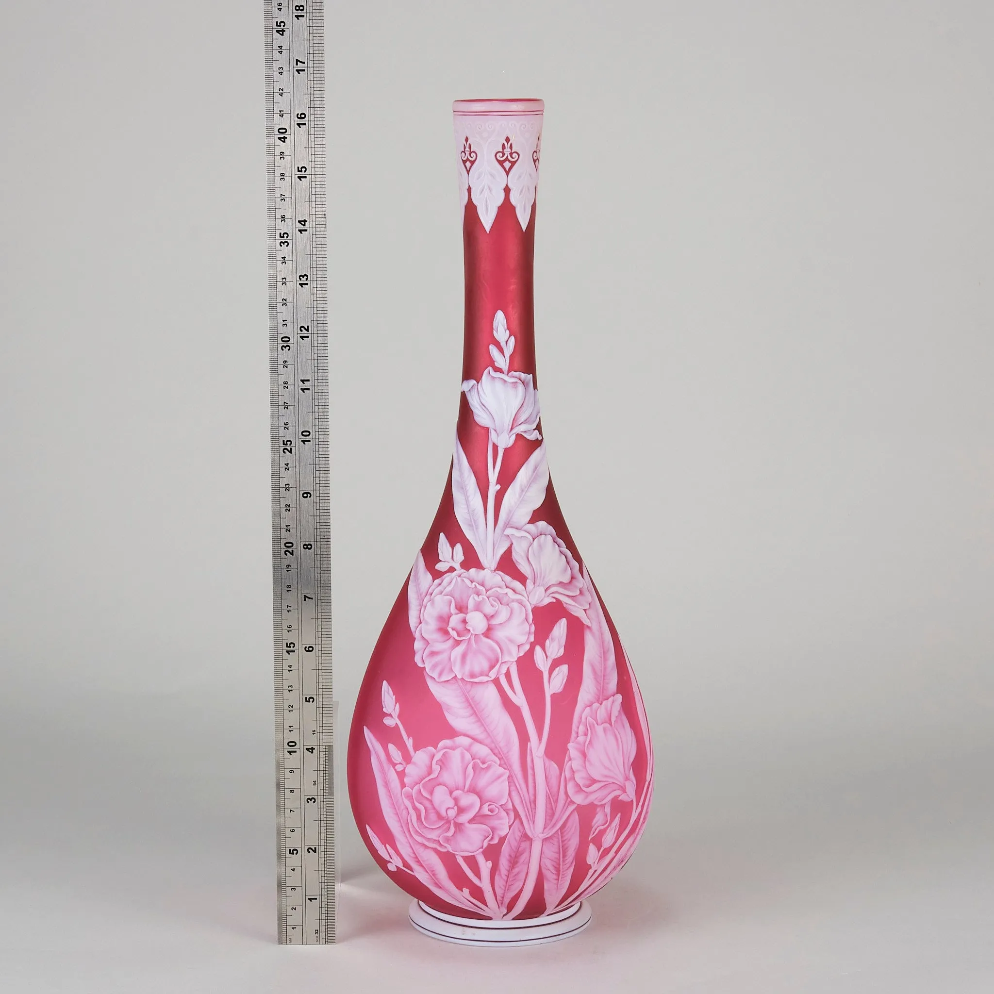 "Oleander Vase" by Thomas Webb