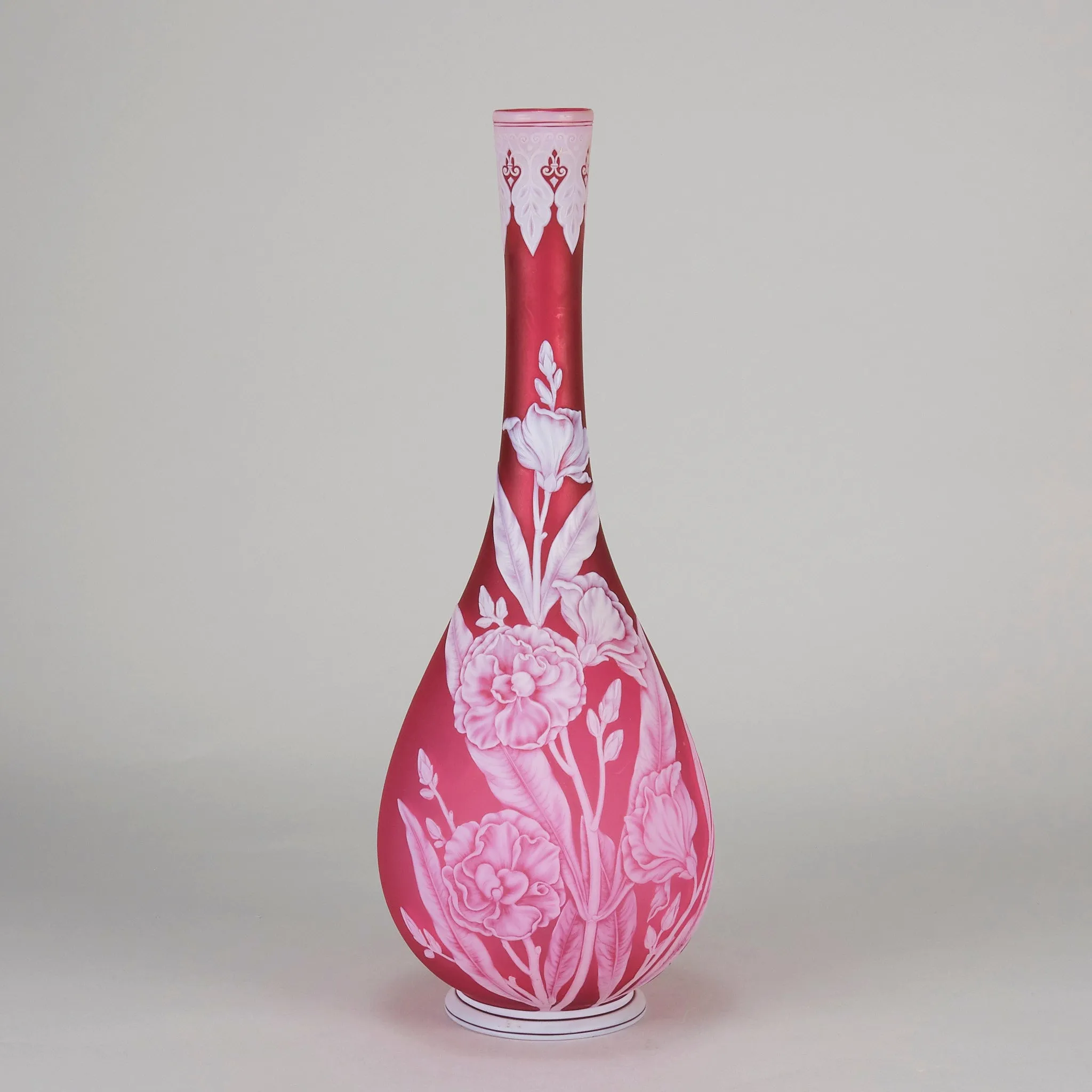 "Oleander Vase" by Thomas Webb