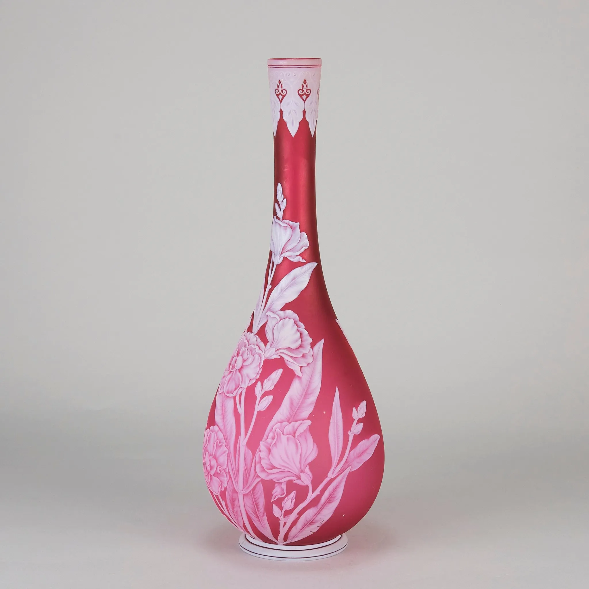 "Oleander Vase" by Thomas Webb