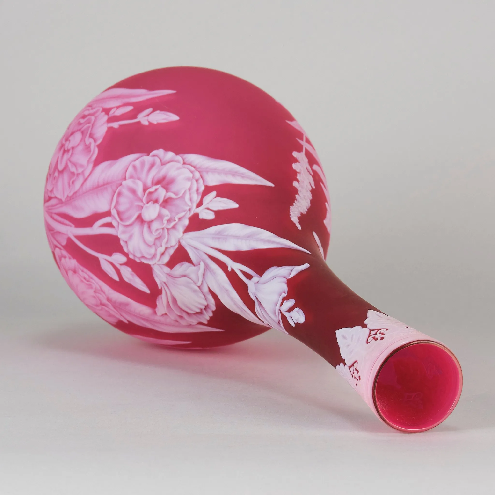 "Oleander Vase" by Thomas Webb