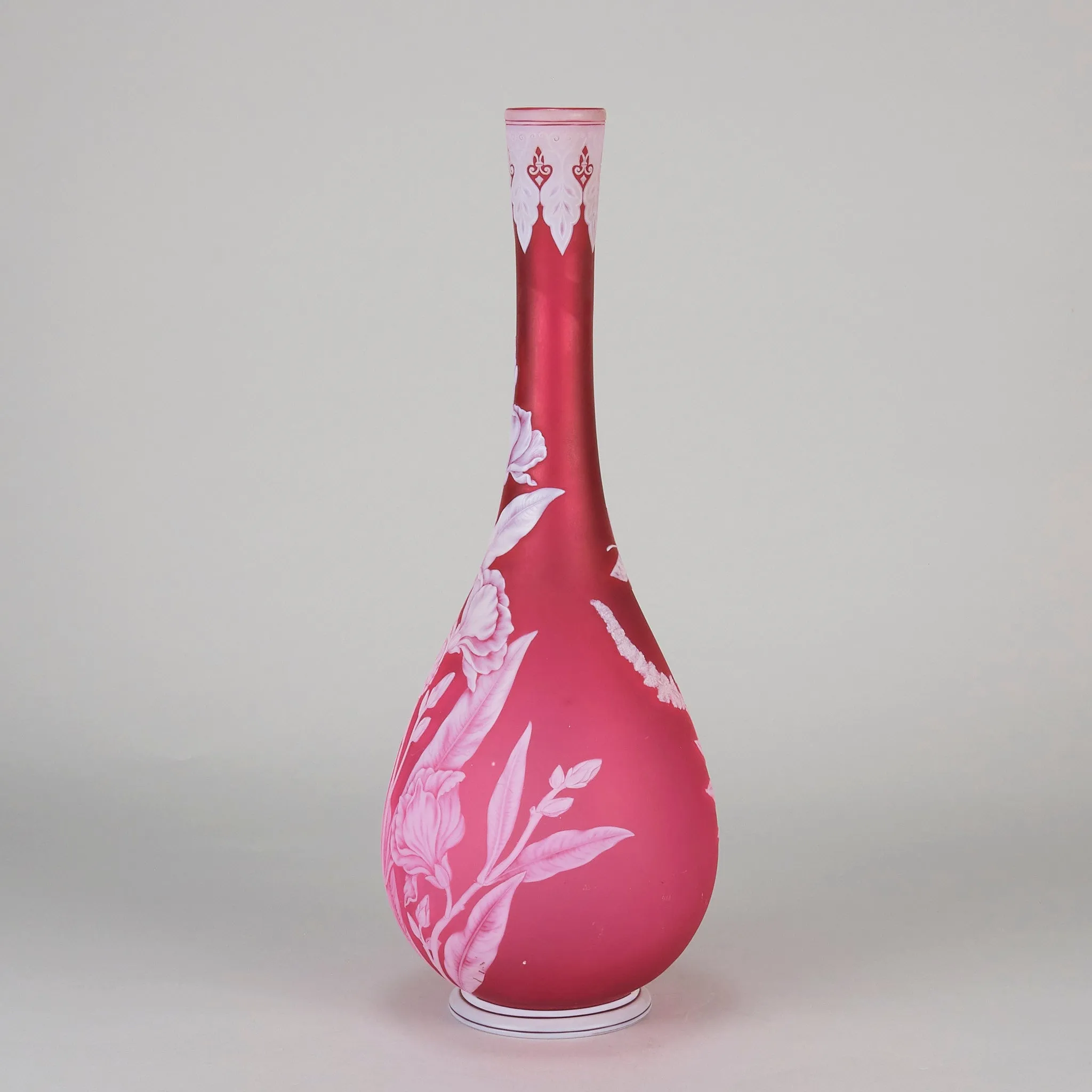 "Oleander Vase" by Thomas Webb