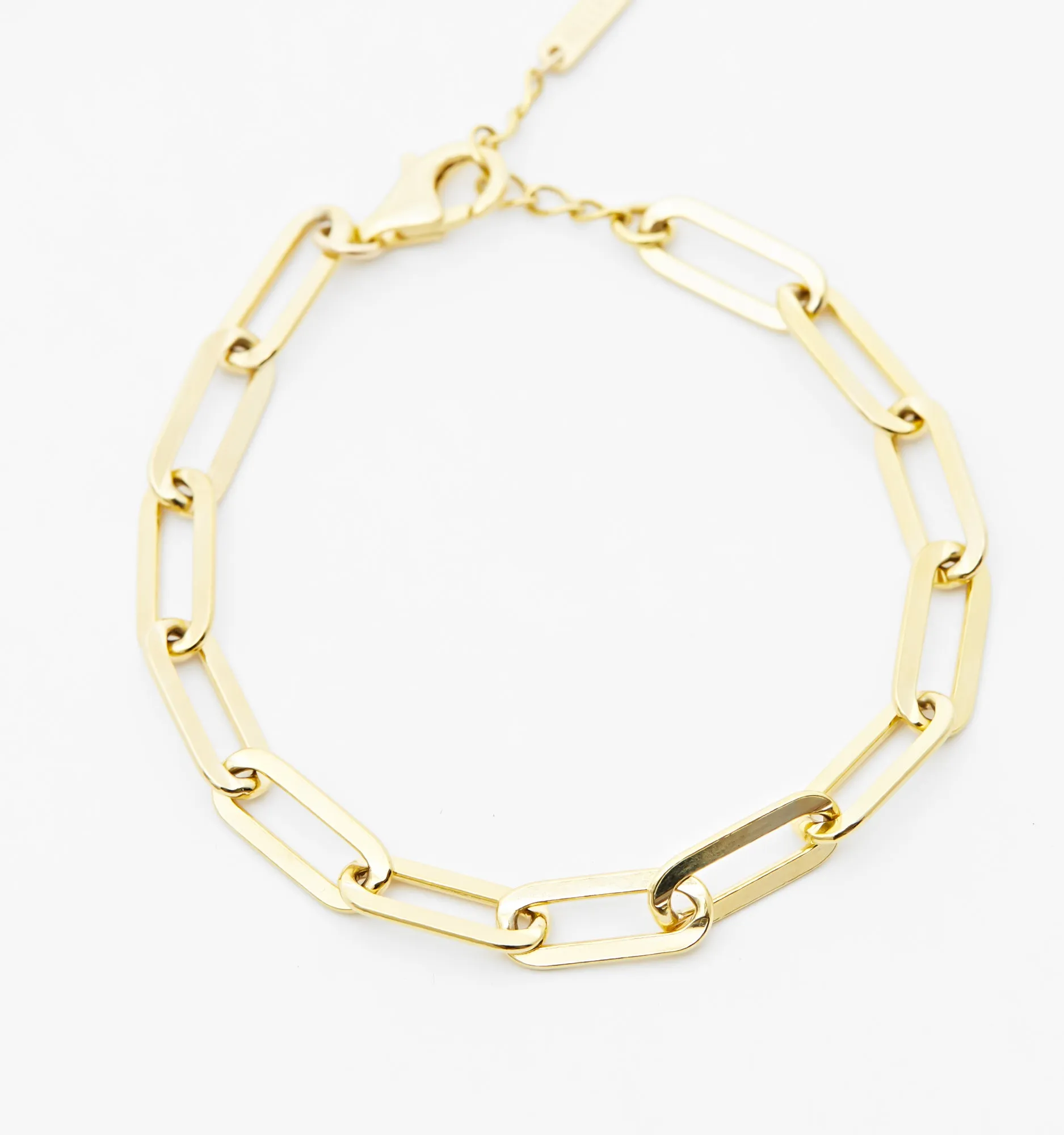 Rectangle Link Anklet