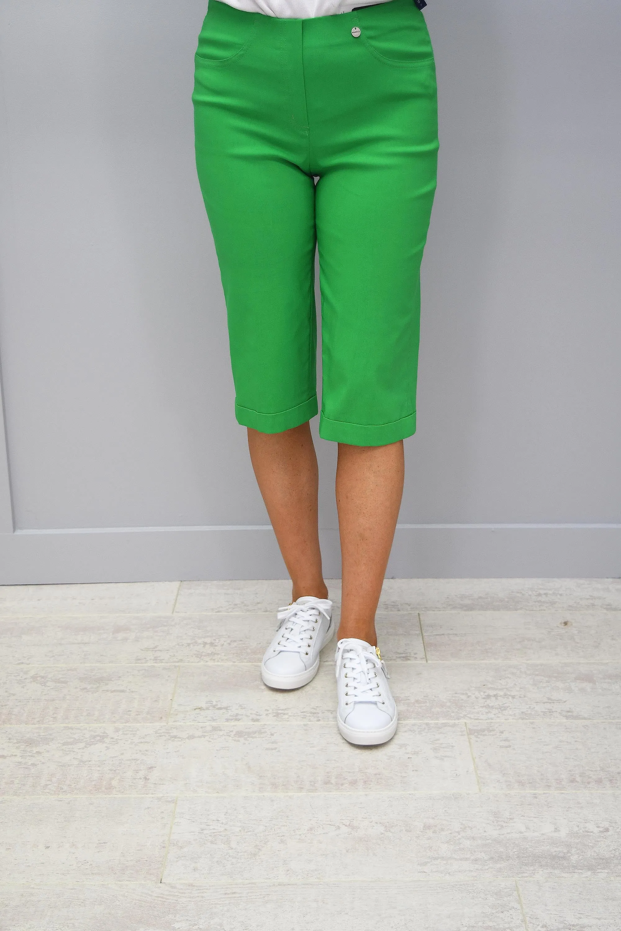 Robell Bella Emerald Green Shorts - 51625 5499 820