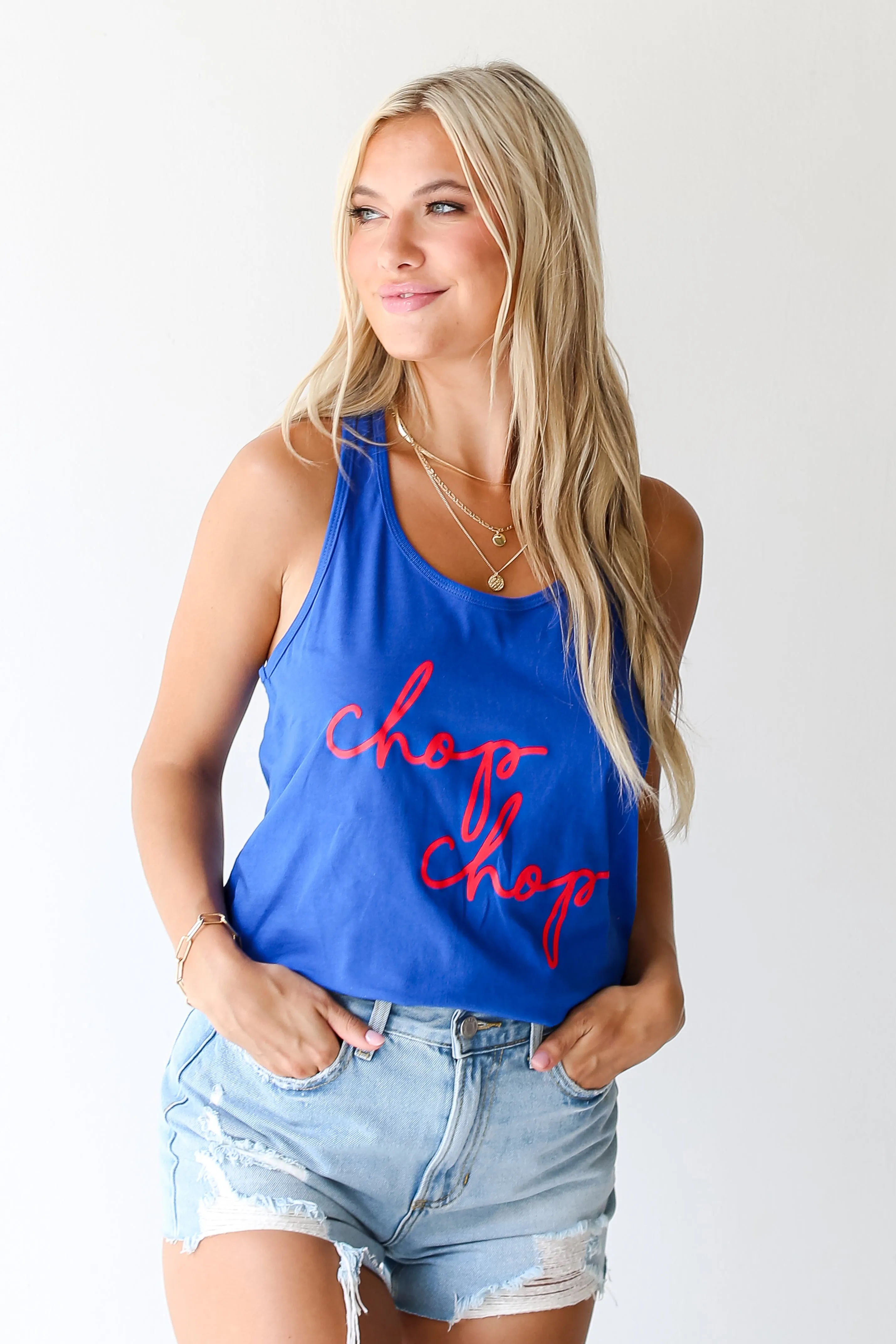 Royal Blue Chop Chop Tank