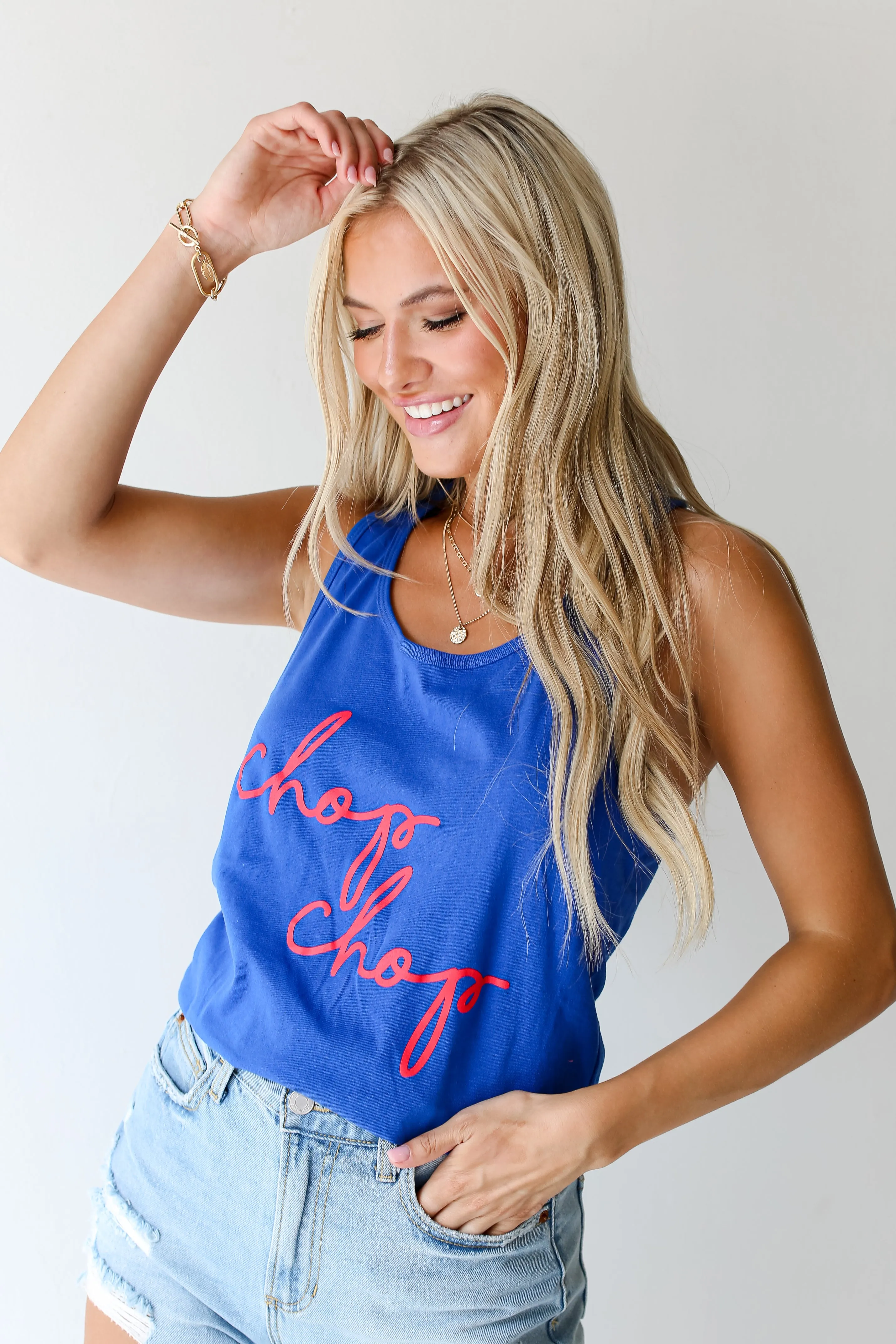 Royal Blue Chop Chop Tank