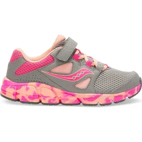 Saucony Grey/Orange/Pink Kotaro 4 Children's/Youth Sneaker