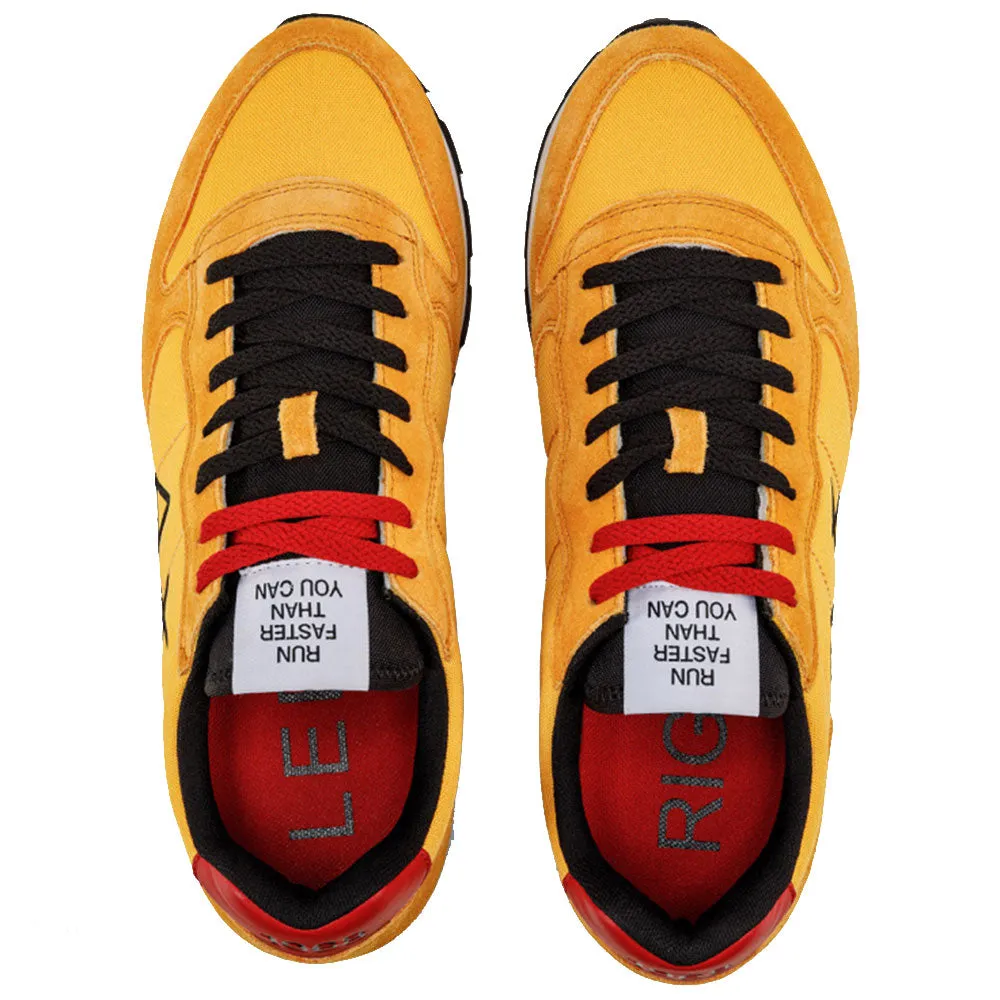 Scarpe Uomo Sun68 Sneakers Tom Solid Nylon Colore Giallo - Z41101