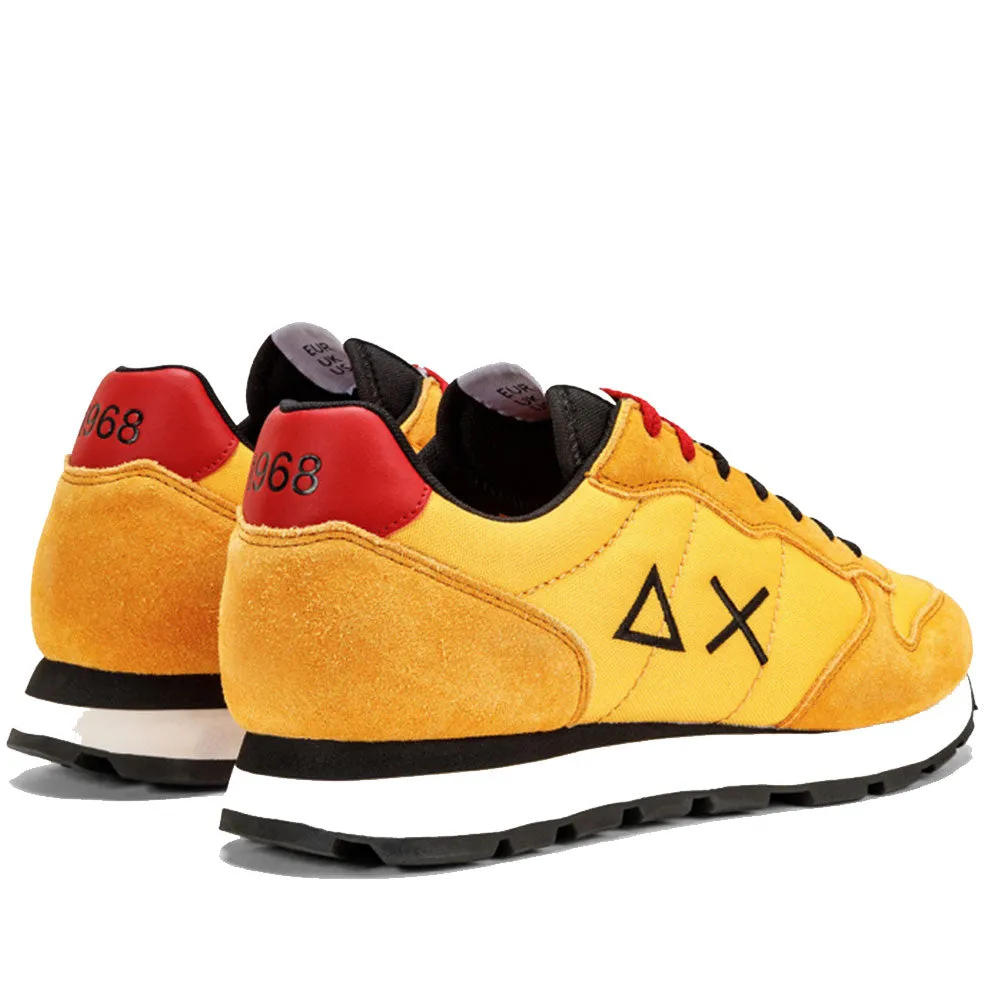 Scarpe Uomo Sun68 Sneakers Tom Solid Nylon Colore Giallo - Z41101