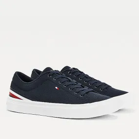 Scarpe Uomo TOMMY HILFIGER Sneakers linea Lightweight Stripes in Tessuto Blu