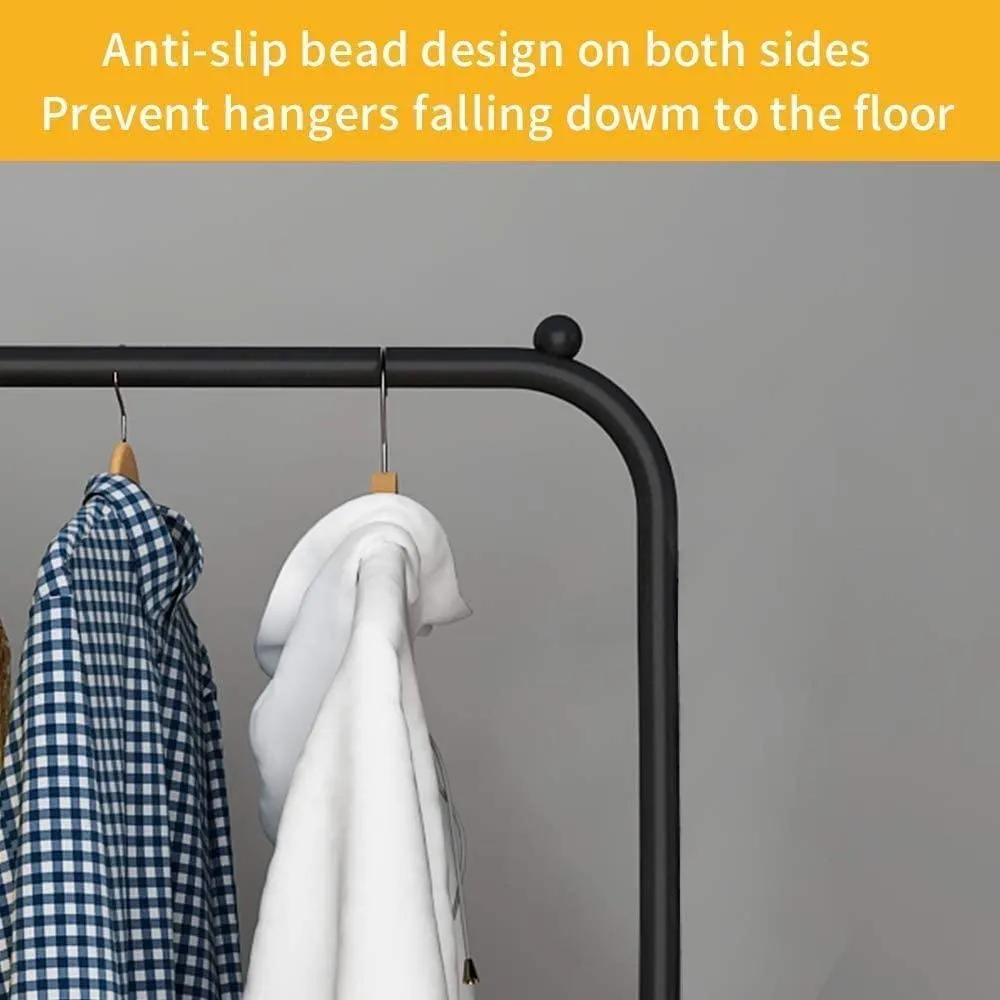 Shelf Storage Stand for Clothes Hanging and Shoe Organizing