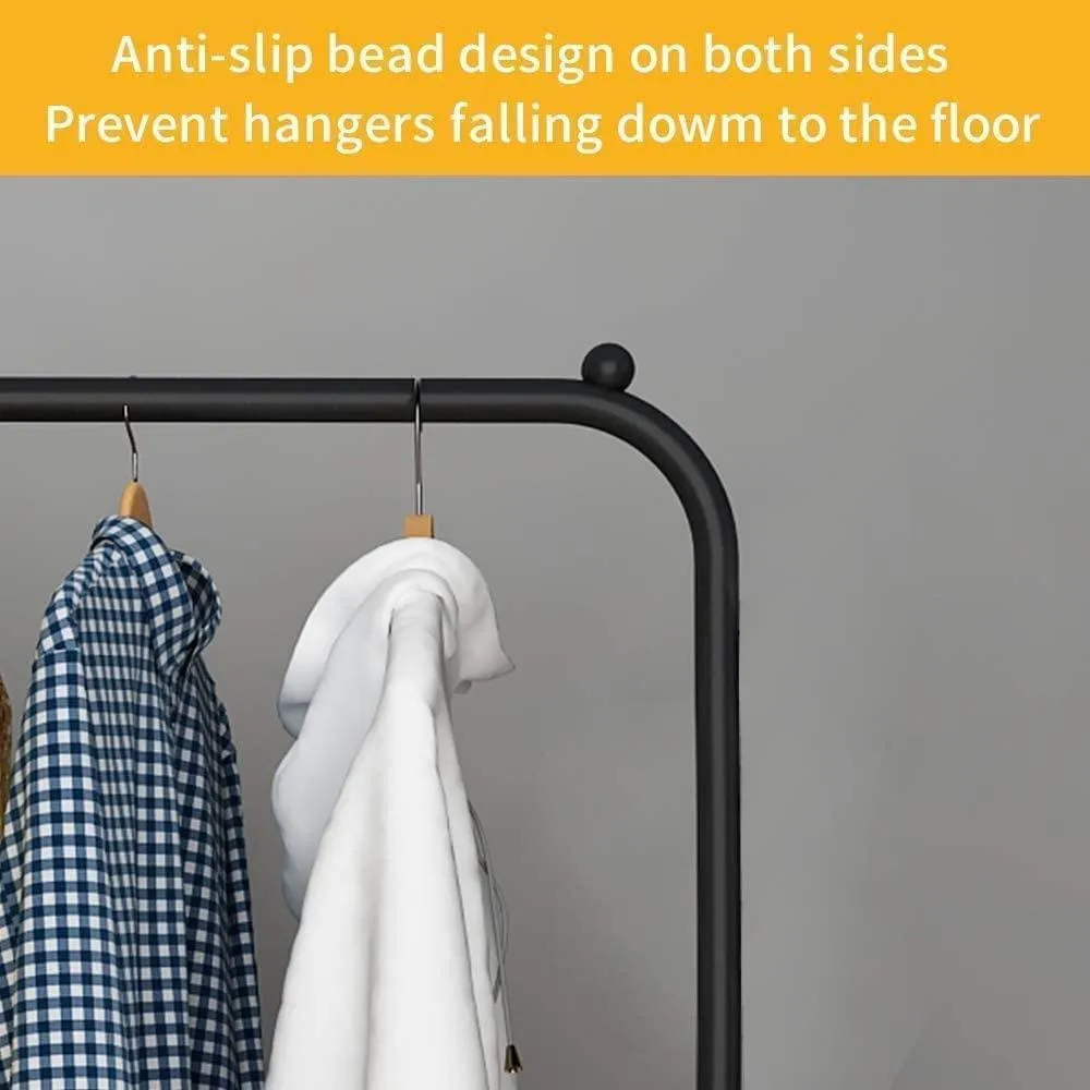 Shelf Storage Stand for Clothes Hanging and Shoe Organizing