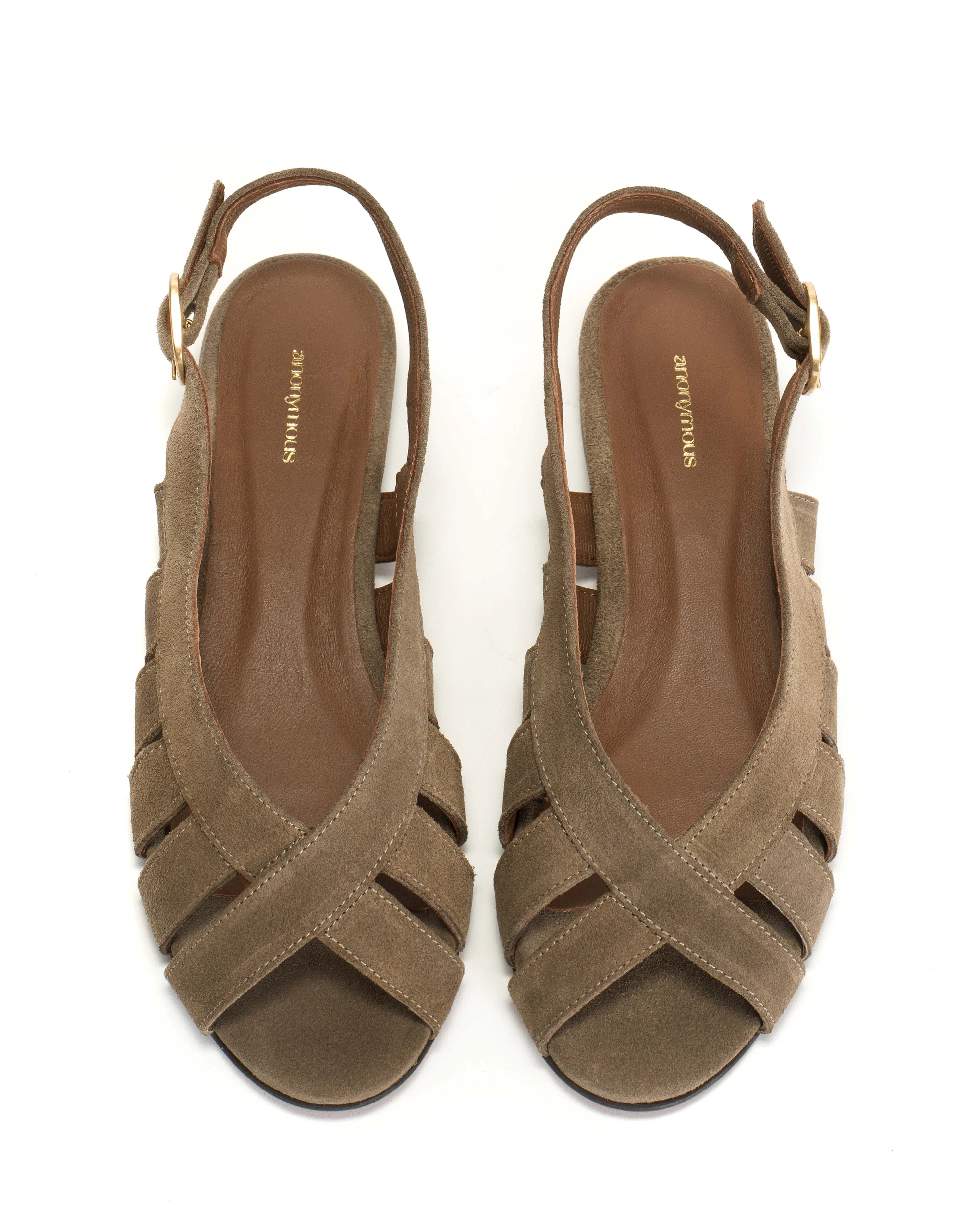 Sophie 20 Calf suede Mushroom