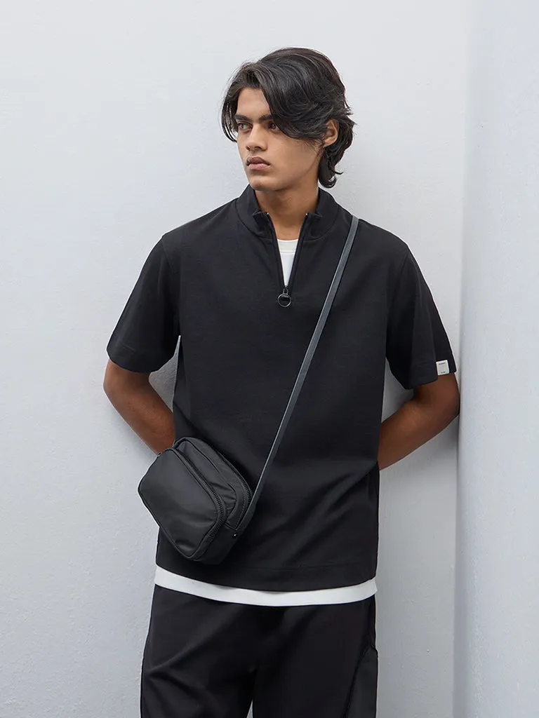 Studiofit Black Relaxed Fit T-Shirt