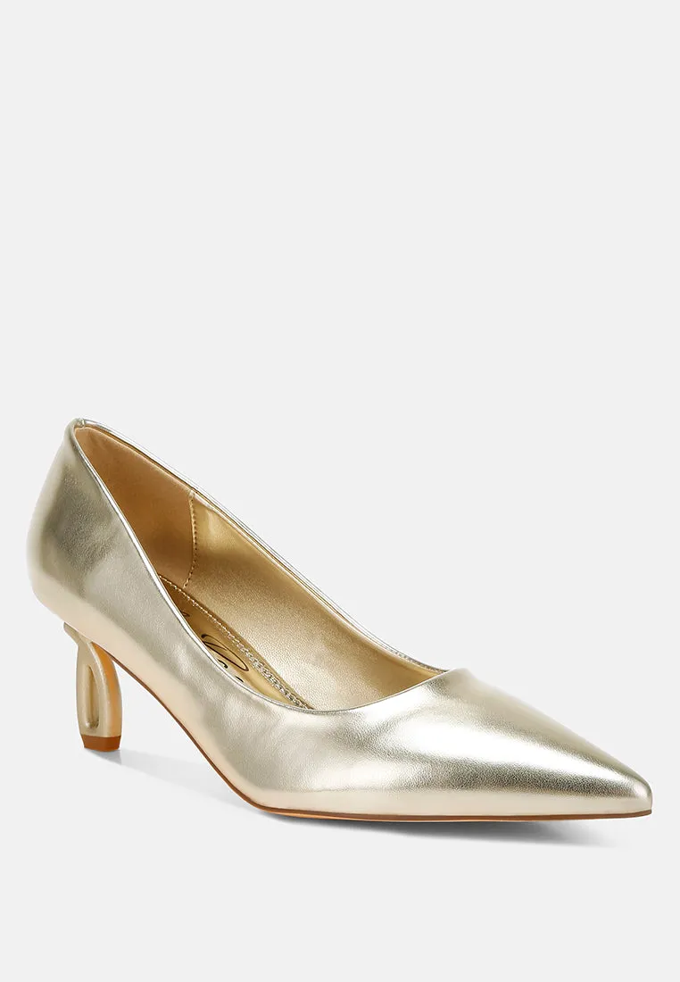 Tagetes Metallic Fantasy Heel Pumps