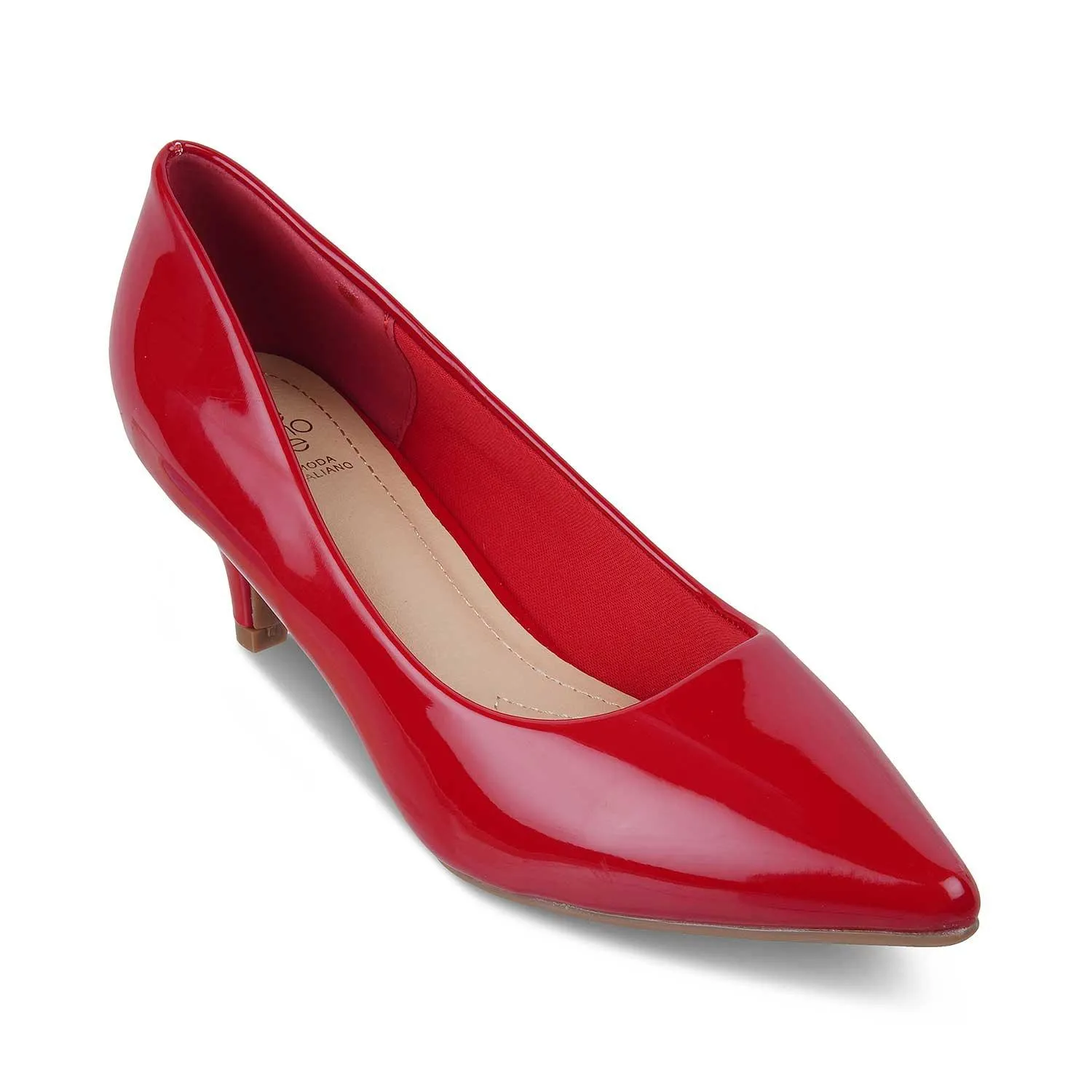 The Jerse Red Women's Dress Pumps Tresmode