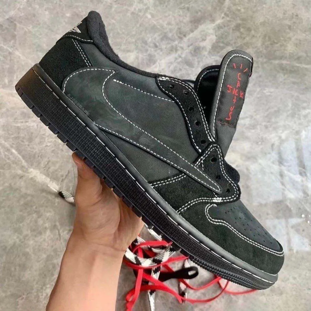 Travis Scott x Air Jordan 1 Low 'Black Phantom'