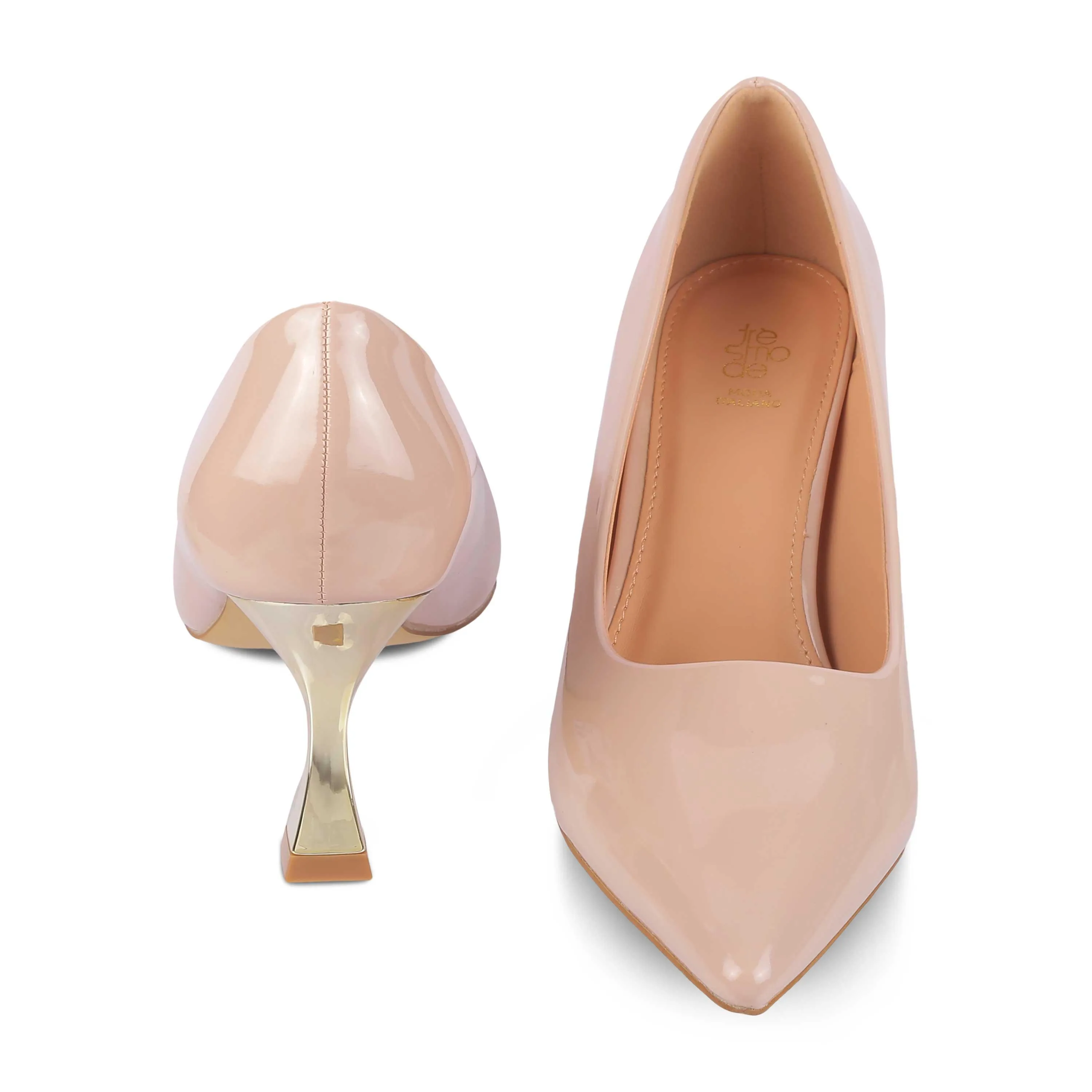 Tresmode Elysee Beige Women's Dress Pumps