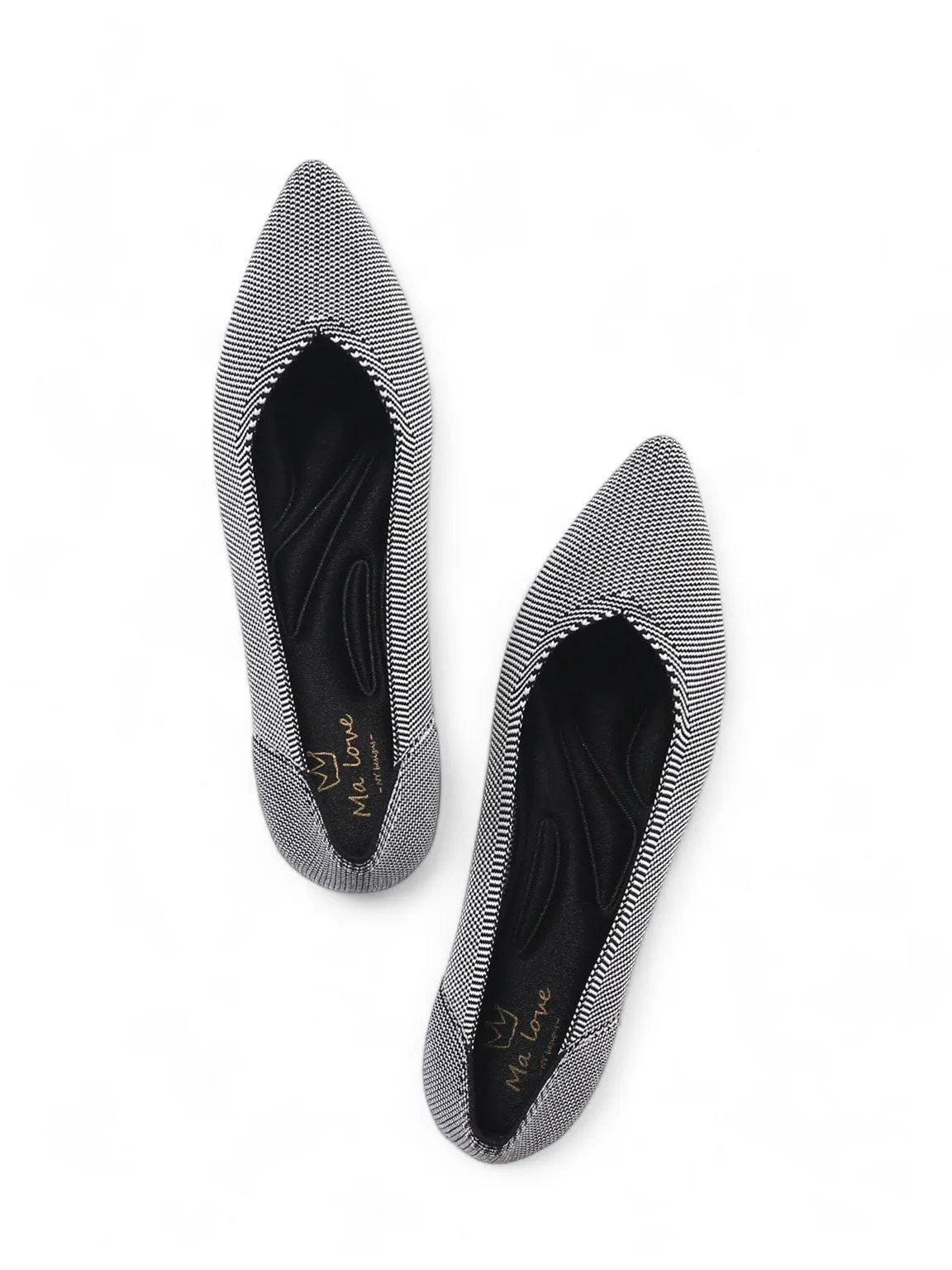 Wild Instinct B&W Ballerina Flats