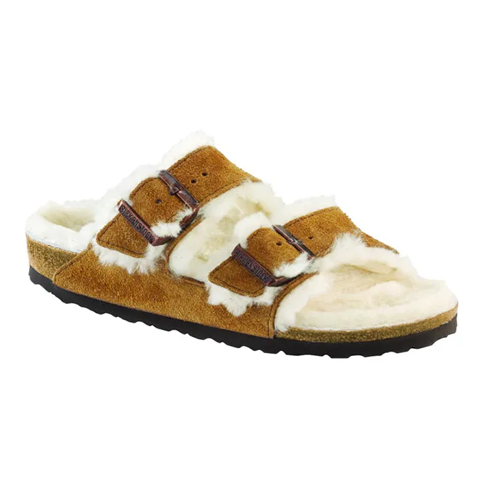 Womens Birkenstock Arizona Shearling Mink