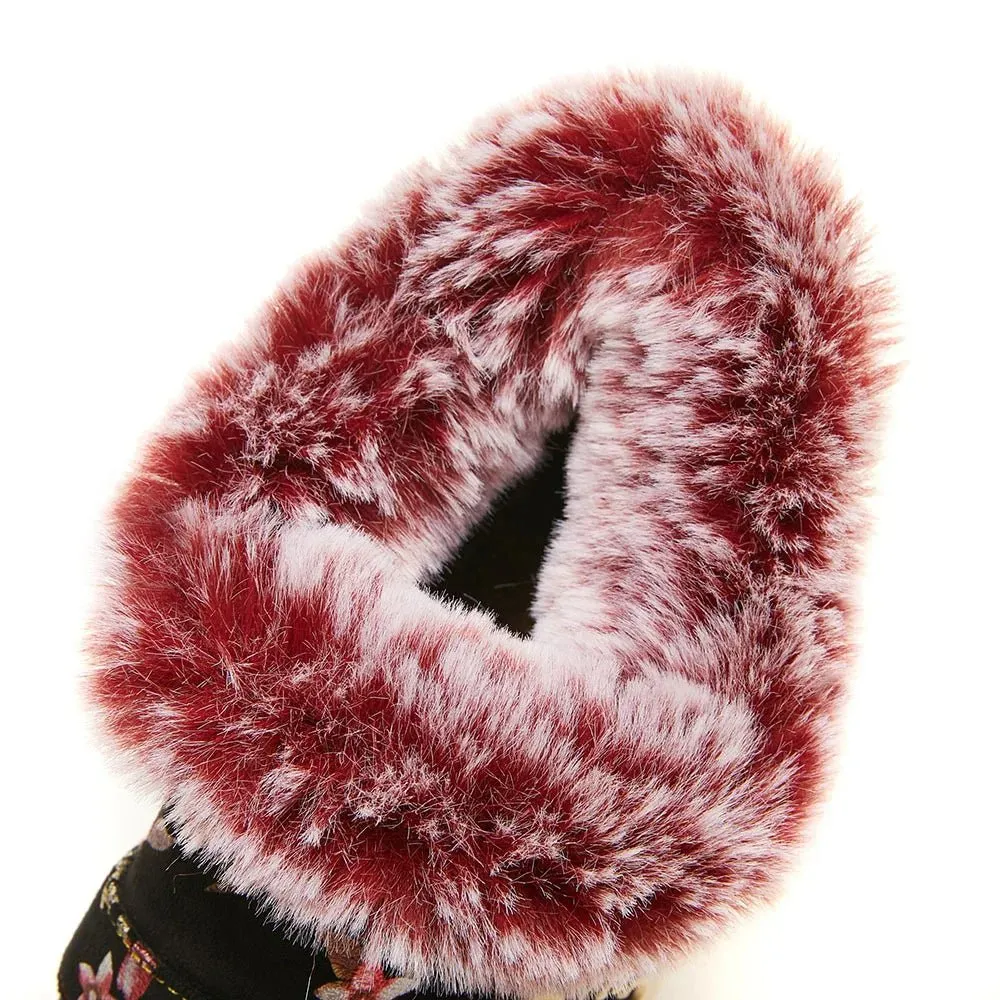 Women's High-heeled Suede Leather Pumps | Pink Fur