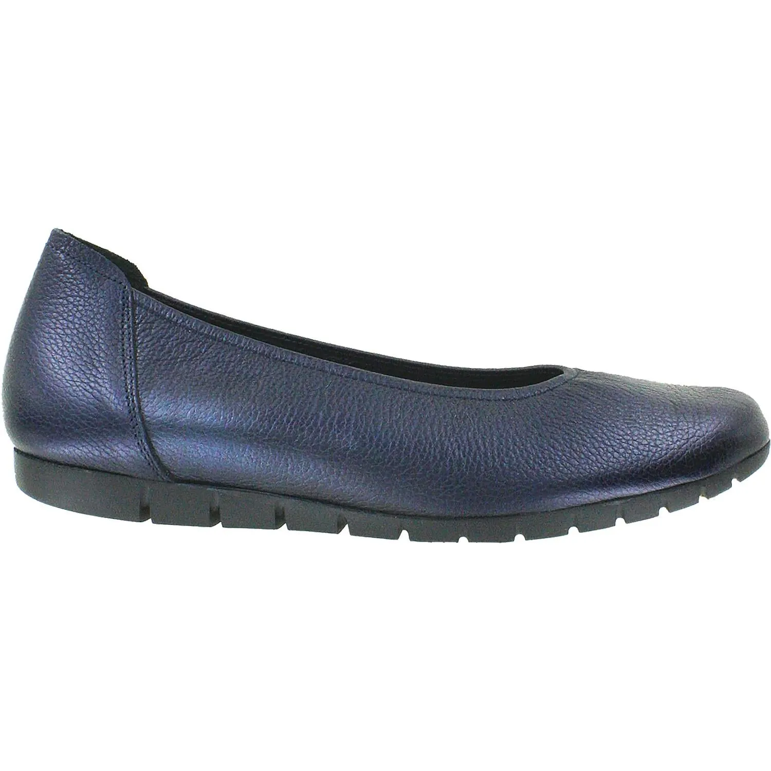 Women's Sabrinas Bruselas 85020 with Removable Arch Support Footbed Navy Pebbled Leather