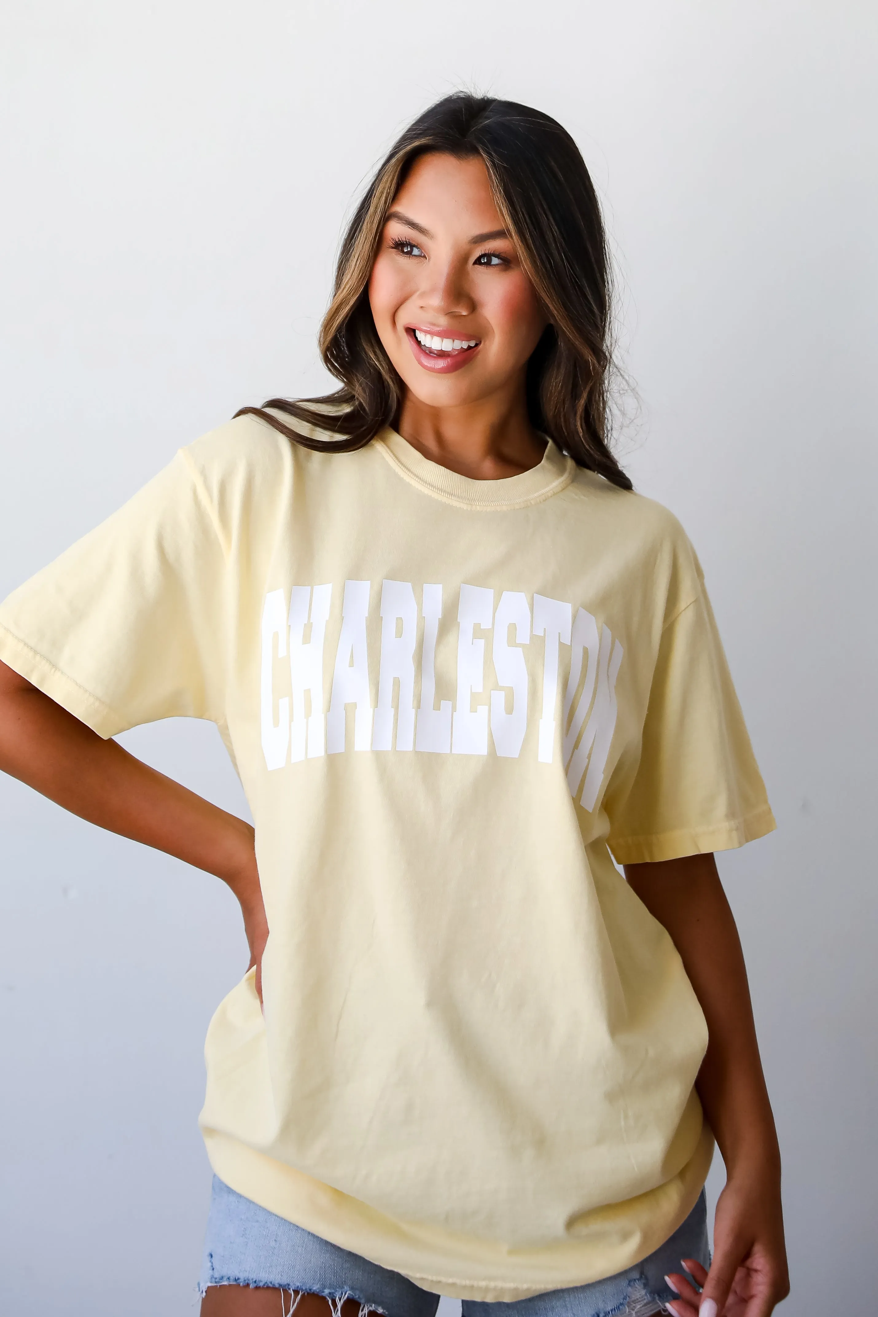 Yellow Charleston Tee