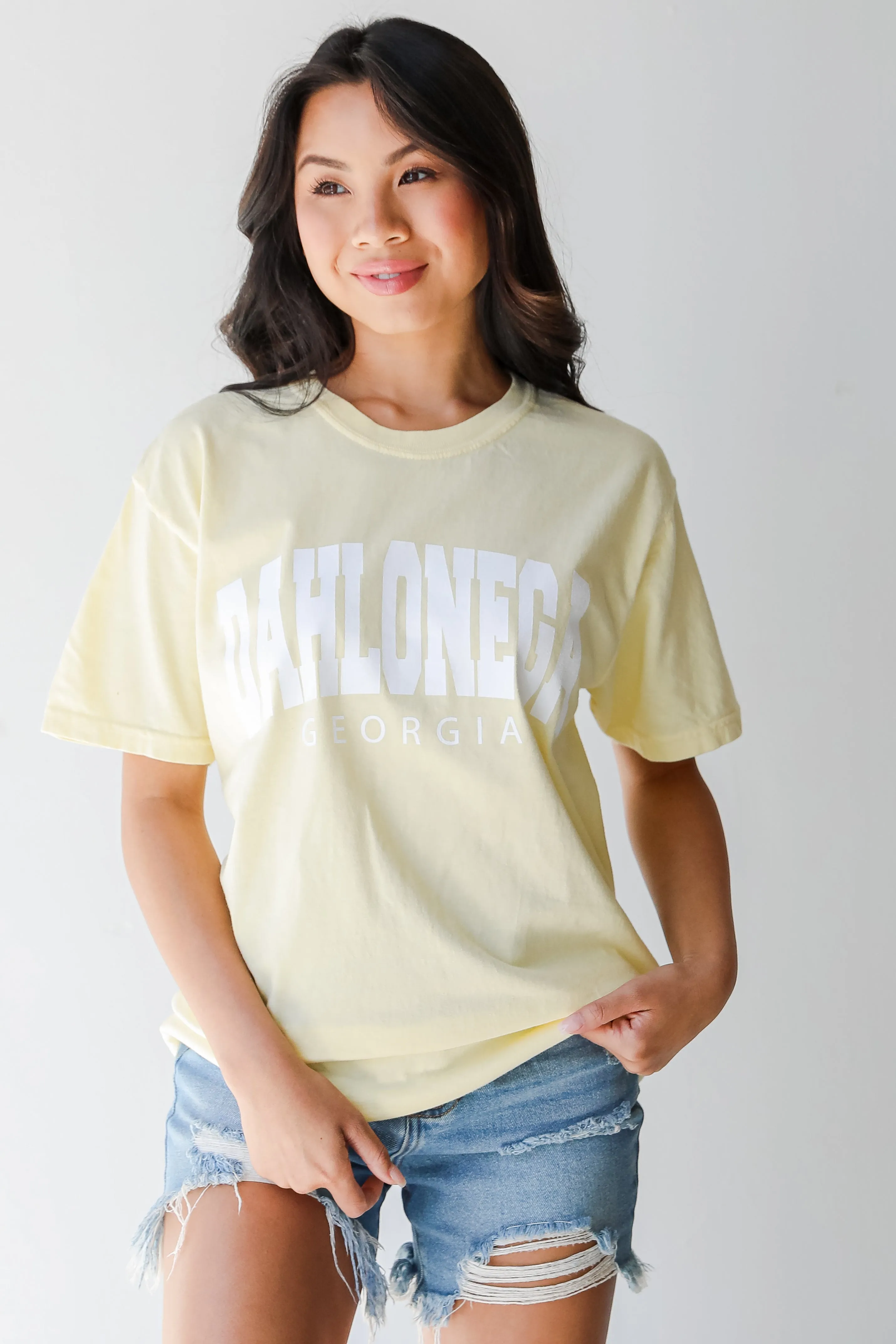 Yellow Dahlonega Georgia Tee