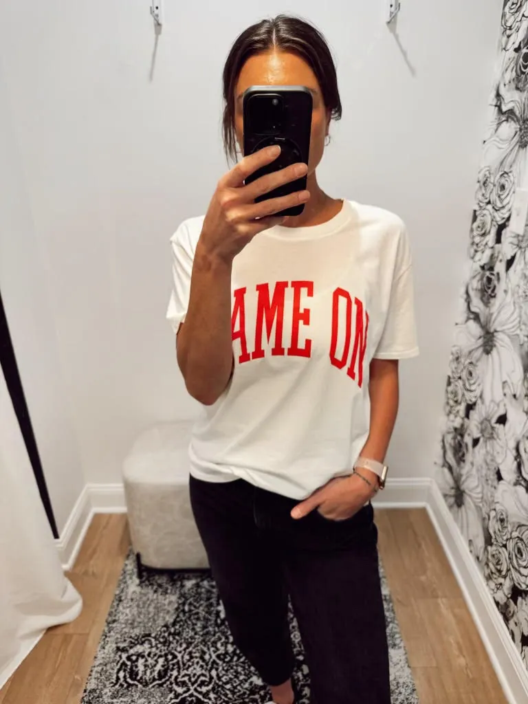 Z Supply Game On Boyfriend Tee