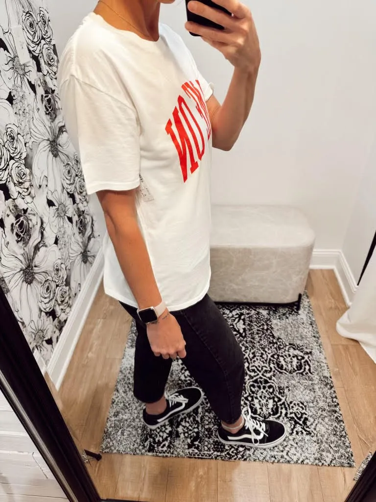 Z Supply Game On Boyfriend Tee