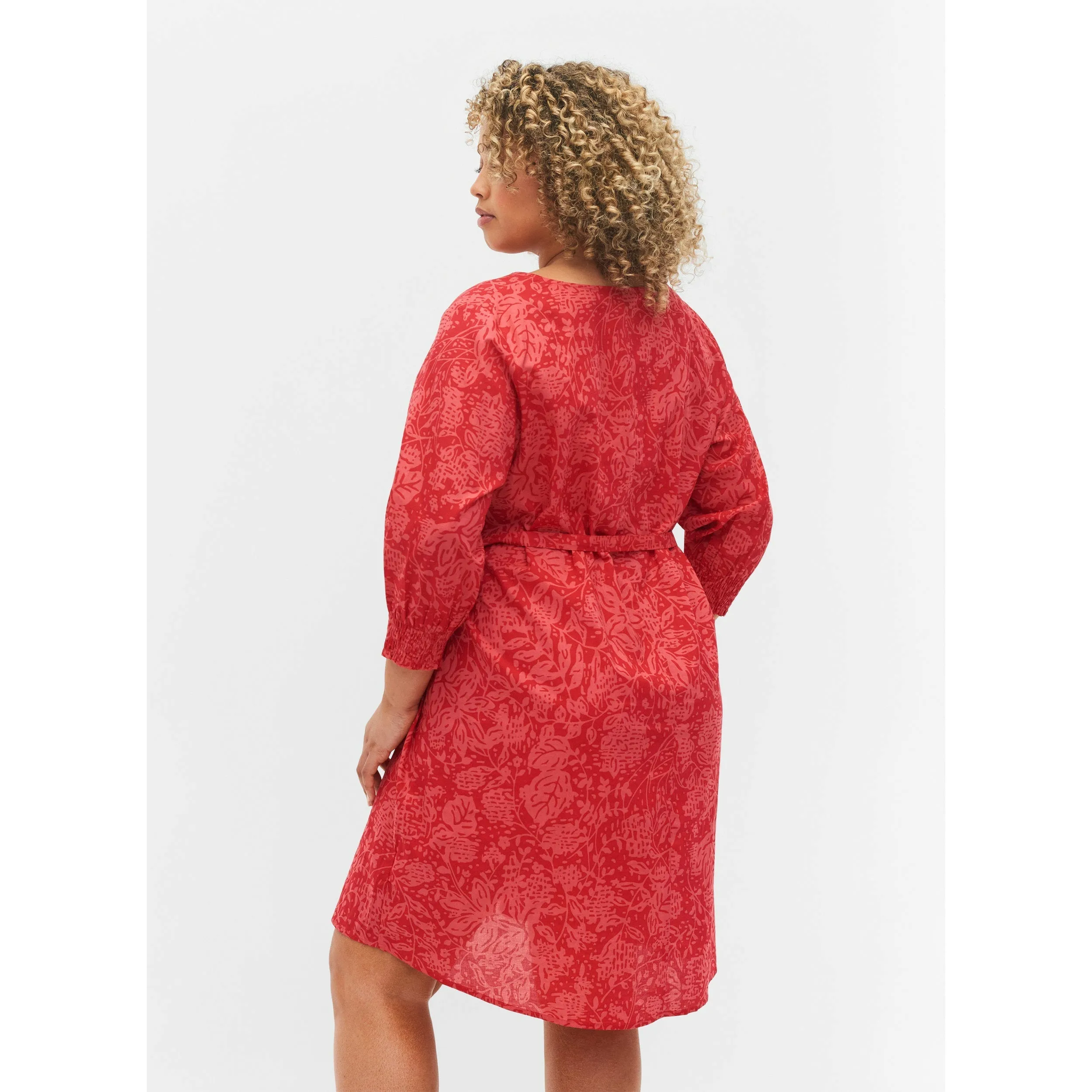 Zizzi Irma Dress in Red