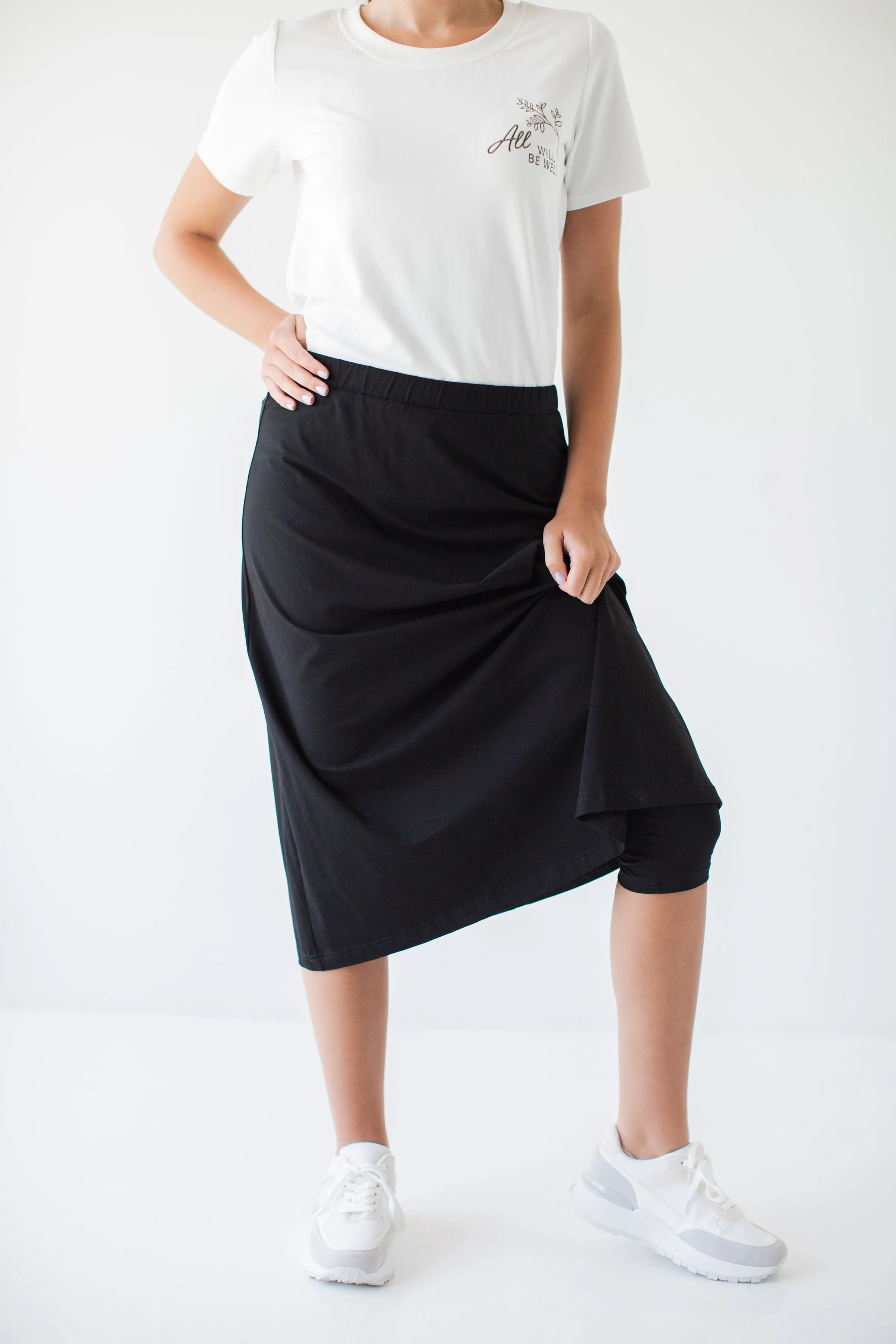 'Zoey' Midi Skort