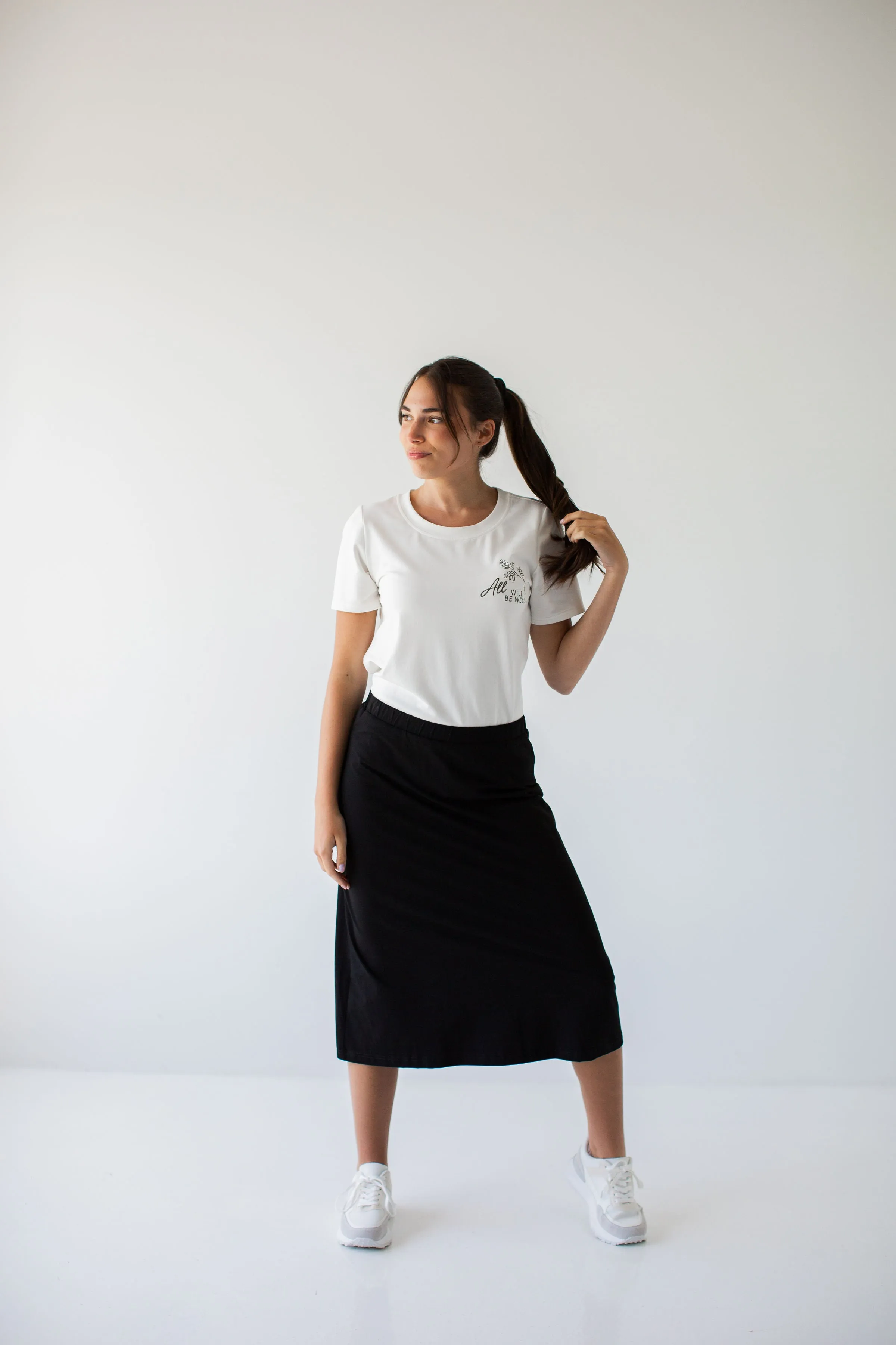 'Zoey' Midi Skort