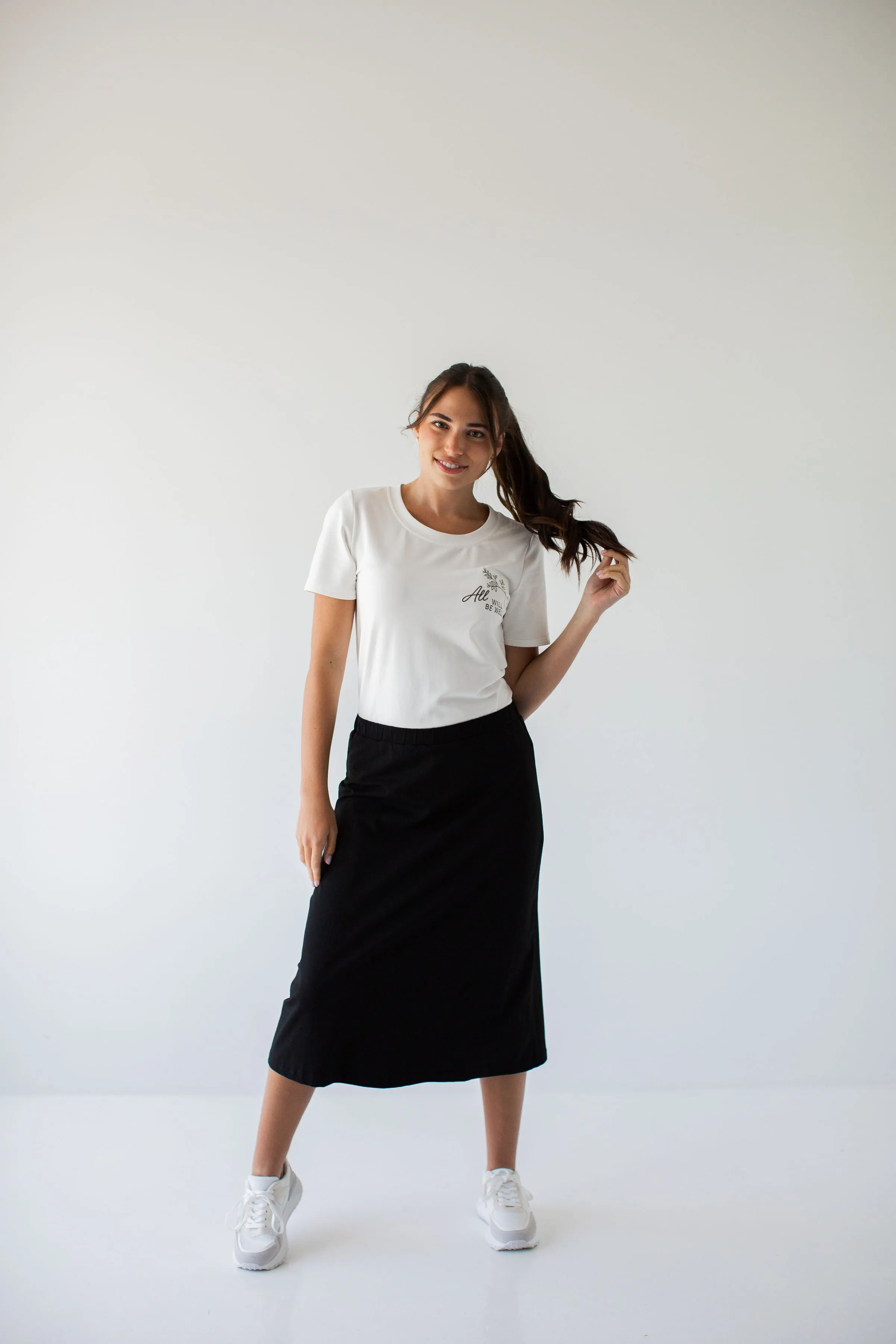 'Zoey' Midi Skort